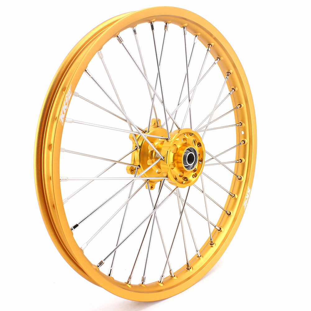KKE 21 & 19 GLM Gold Wheels for SUZUKI RM125 RM250 1996-2000