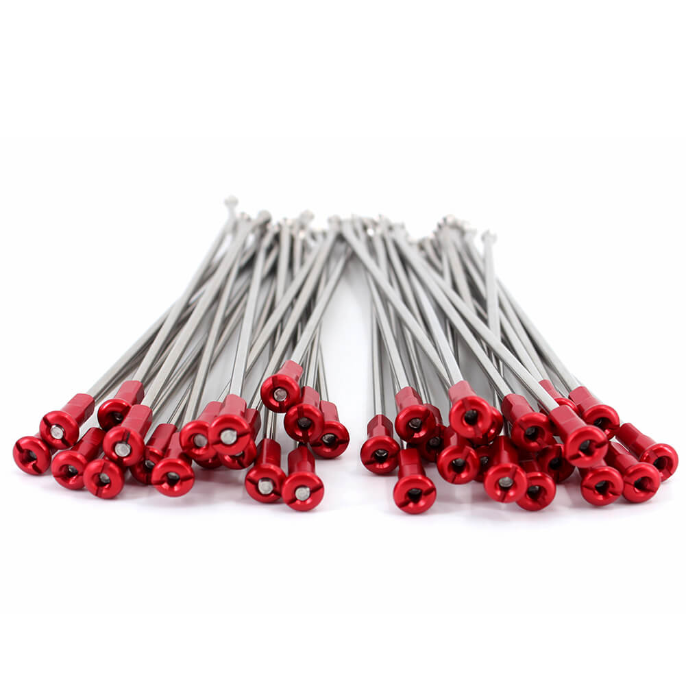 KKE REAR 2.15*18 2.15*19 STAINLESS SPOKE SET KIT FOR HONDA CR125R CR250R CRF250R CRF450R CRF250X CRF450X - KKE Racing