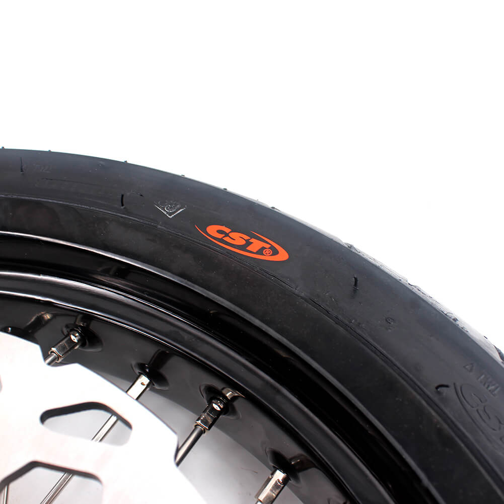 KKE 3.5/4.25*17" Supermoto Wheels For SUZUKI DRZ400SM 2005-2024 CST Tires