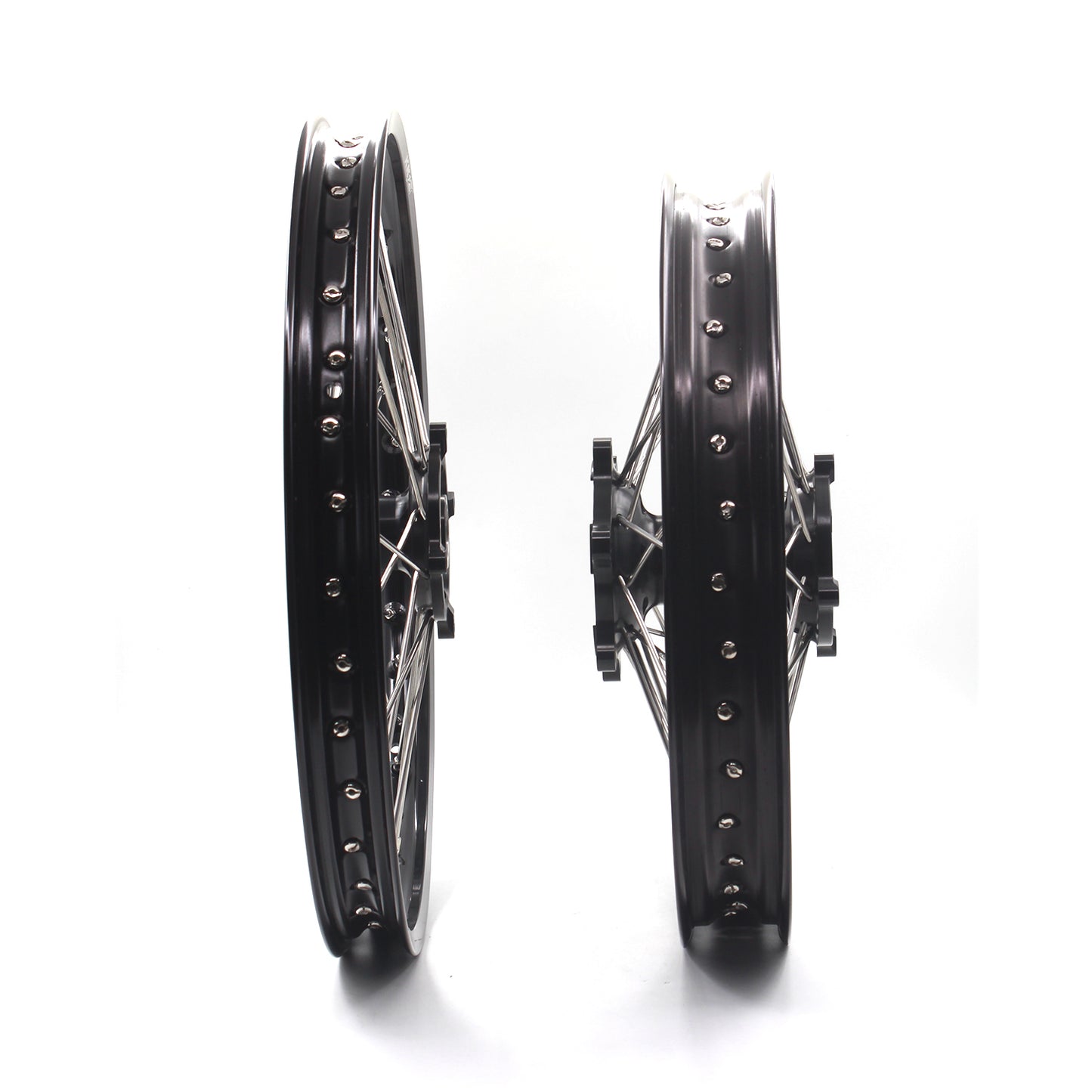 KKE 21 & 18 Enduro Wheels Rims for Husqvarna TE TC FE FC SMR TXC  2000-2013 Red Hubs