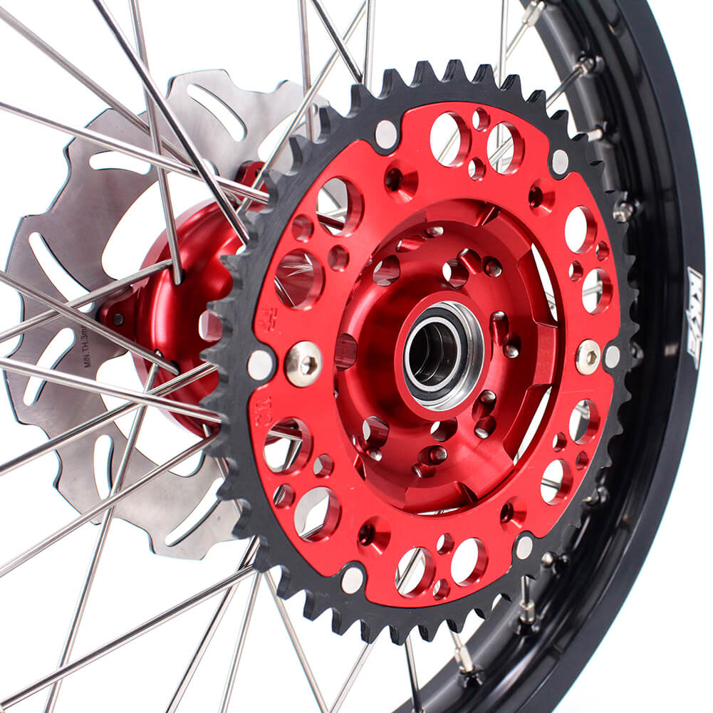 KKE 19inch Rear Spoke Wheels Rims For HONDA CRF250R 2004-2013 CRF450R 2002-2012