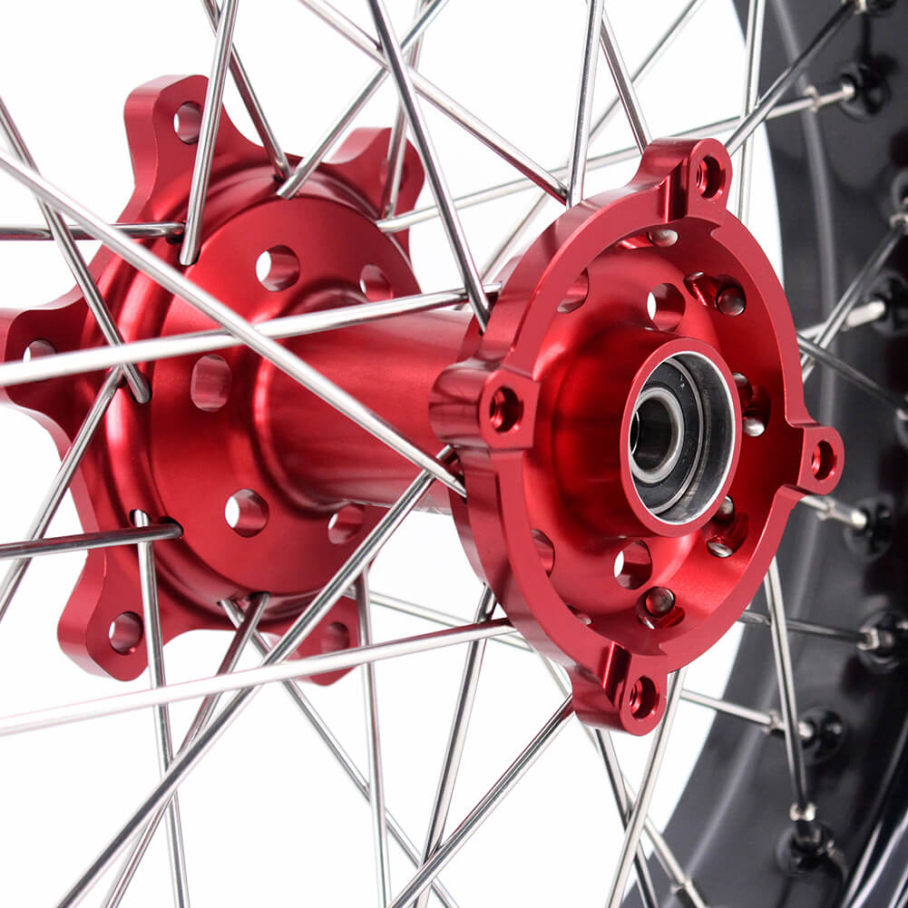 KKE 17 Inch Supermoto Spoke Alloy Wheels Rims For HONDA CRF250L 2013-2020