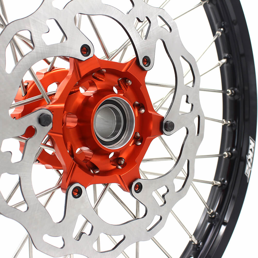 KKE 21/18 CUSH DRIVE WHEELS SET FIT KTM EXC EXCR EXCF 125-530CC 250 300 350 450 525 530 2003-2019 - KKE Racing