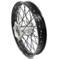KKE CASTING 21/19 MX WHEELS SET FIT YAMAHA YZ125 YZ250 YZ250F YZ450F SILVER HUB BLACK RIM - KKE Racing
