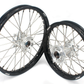 KKE 17"*1.4/14"*1.6 Kids Small Spoked Wheels GLM Rims For KTM SX85 2021-2024 Silver Hub