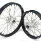 KKE 17"*1.4/14"*1.6 Kids Small Spoked Wheels GLM Rims For KTM SX85 2021-2023 Silver Hub