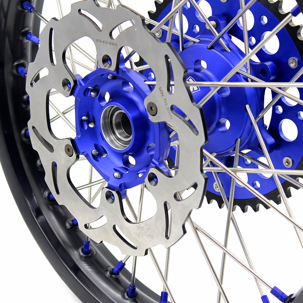 KKE 21 18 Wheels for Yamaha WR250F 2017-2018 WR450F 2016-2018 270MM/245MM Disc