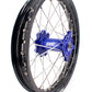 KKE 21 & 18 Enduro Rims for TM EN MX SMR 125-300 Blue Hub Black Rims