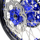 KKE 21 18 Rims for Yamaha WR250F 2001-2016 WR450F 2003-2015 Blue Nipple 250mm/245mm