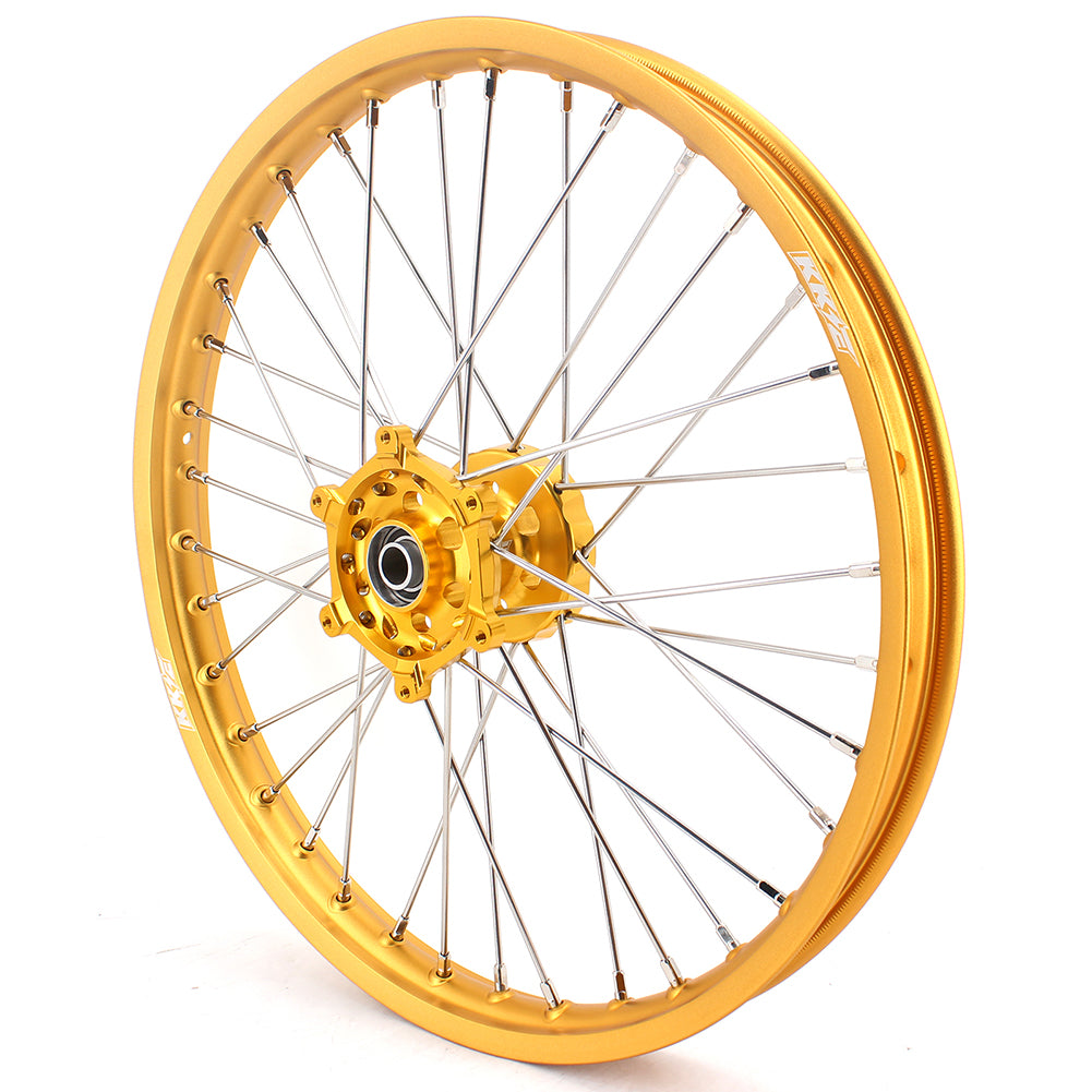KKE 21 & 19 GLM Gold Wheels for SUZUKI RM125 RM250 1996-2000
