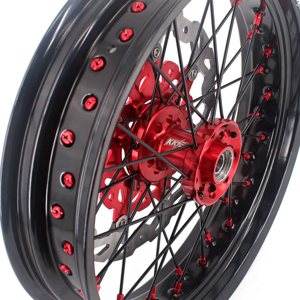 KKE 17 Inch Supermoto Wheels Fit for Honda CRF450L 2019-2021 CRF250R CRF450R 2024