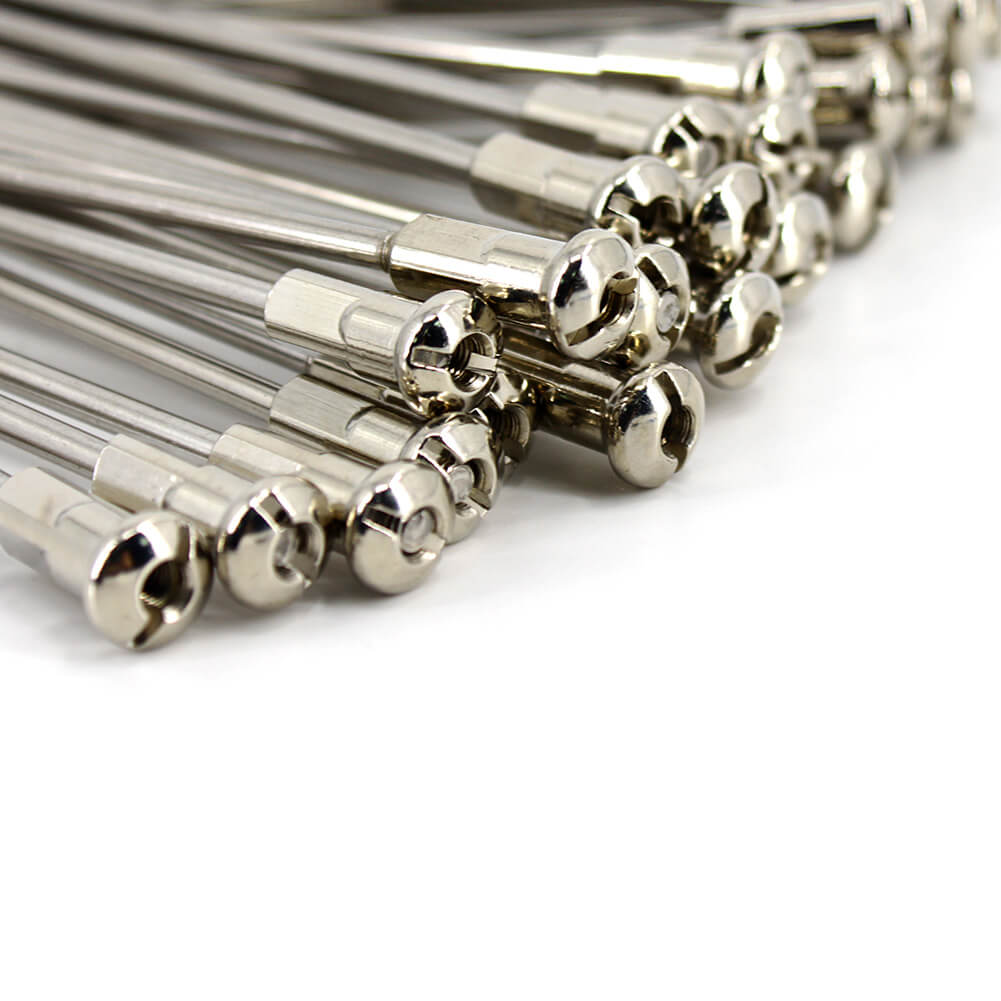 KKE 1.6*21 FRONT STAINLESS STEEL SPOKE KIT FOR KTM SX SXF EXC EXC-F EXC-W XC XCF XCW XCW-F ALL MODEL 1999-2019 - KKE Racing