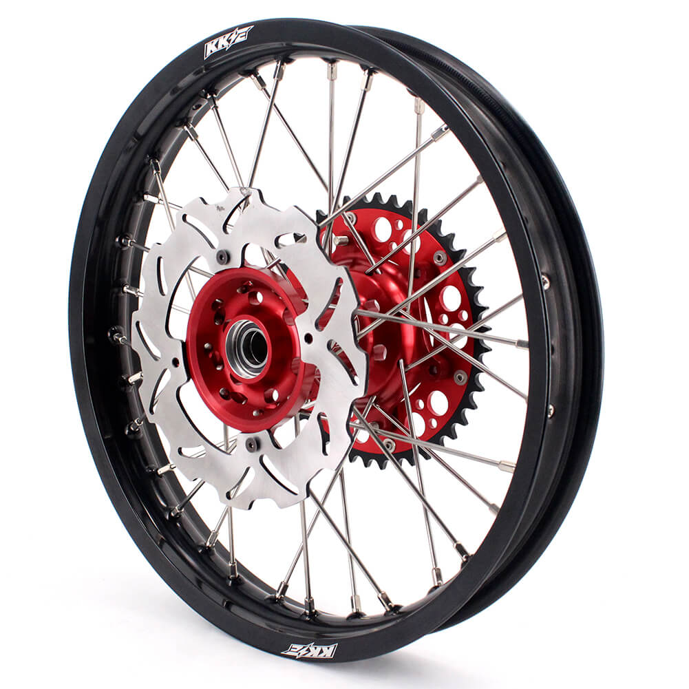 KKE 19inch Rear Spoke Wheels Rims For HONDA CRF250R 2004-2013 CRF450R 2002-2012