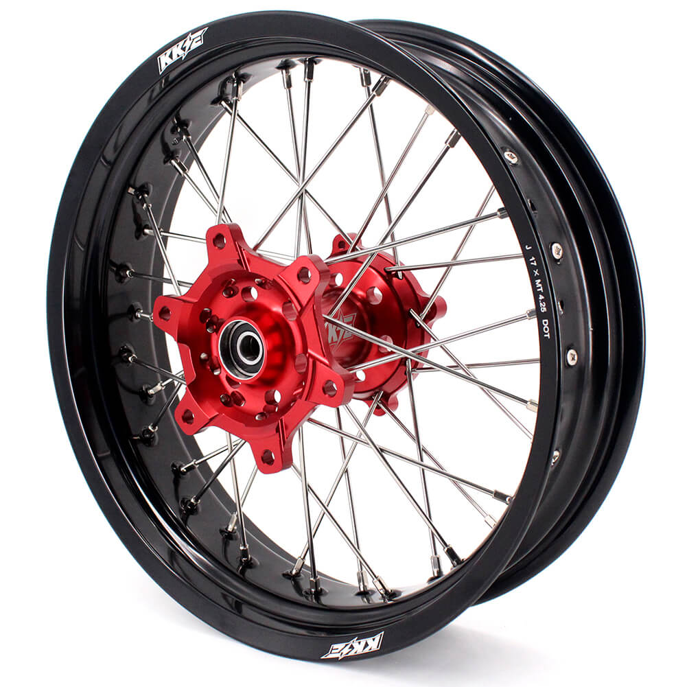 KKE 17 Inch Supermoto Spoke Alloy Wheels Rims For HONDA CRF250L 2013-2020