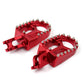 KKE CNC RED BLACK BLUE GREEN SILVER ALUMINUM FOOTPEGS FOR HONDA CRF250R CRF450R CRF450R CRF450X 02-19 CR125R CR250R 02-07 CRF150R 07-17 - KKE Racing
