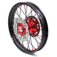 KKE 21 & 19 Cast Wheels for HONDA CR125R 96-97 CR250R 1996 CR500R 96-01 Black Spoke Disc