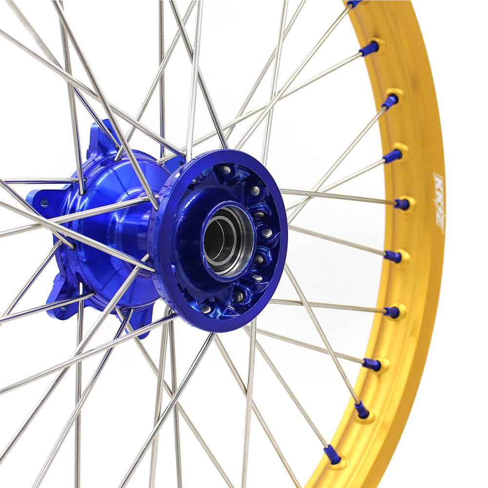 KKE CASTING MX/ENDURO WHEELS SET FIT YAMAHA YZ125 YZ250 YZ250F YZ450F GOLD RIMS - KKE Racing