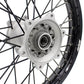 KKE CASTING 21/19 MX WHEELS SET FIT YAMAHA YZ125 YZ250 YZ250F YZ450F SILVER HUB BLACK RIM - KKE Racing
