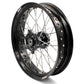 3.5/4.25 DRZ400 00-04 DRZ400E 00-07 DRZ400S 00-18 DRZ400SM 05-18 SUPERMOTO WHEELS SET FOR SUZUKI BLACK HUBS - KKE Racing