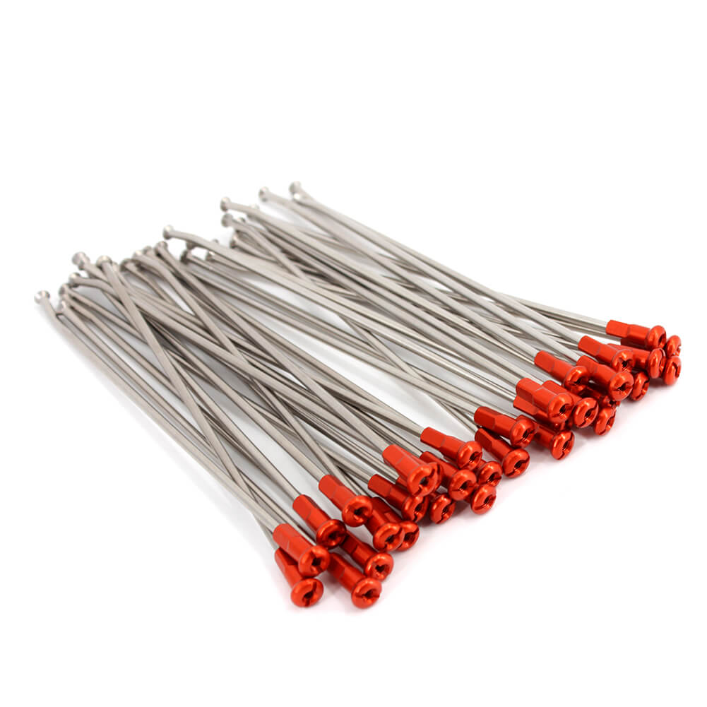 KKE 1.6*21 FRONT STAINLESS STEEL SPOKE KIT FOR KTM SX SXF EXC EXC-F EXC-W XC XCF XCW XCW-F ALL MODEL 1999-2019 - KKE Racing