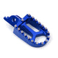 KKE CNC RED BLACK BLUE GREEN SILVER ALUMINUM FOOTPEGS FOR HONDA CRF250R CRF450R CRF450R CRF450X 02-19 CR125R CR250R 02-07 CRF150R 07-17 - KKE Racing