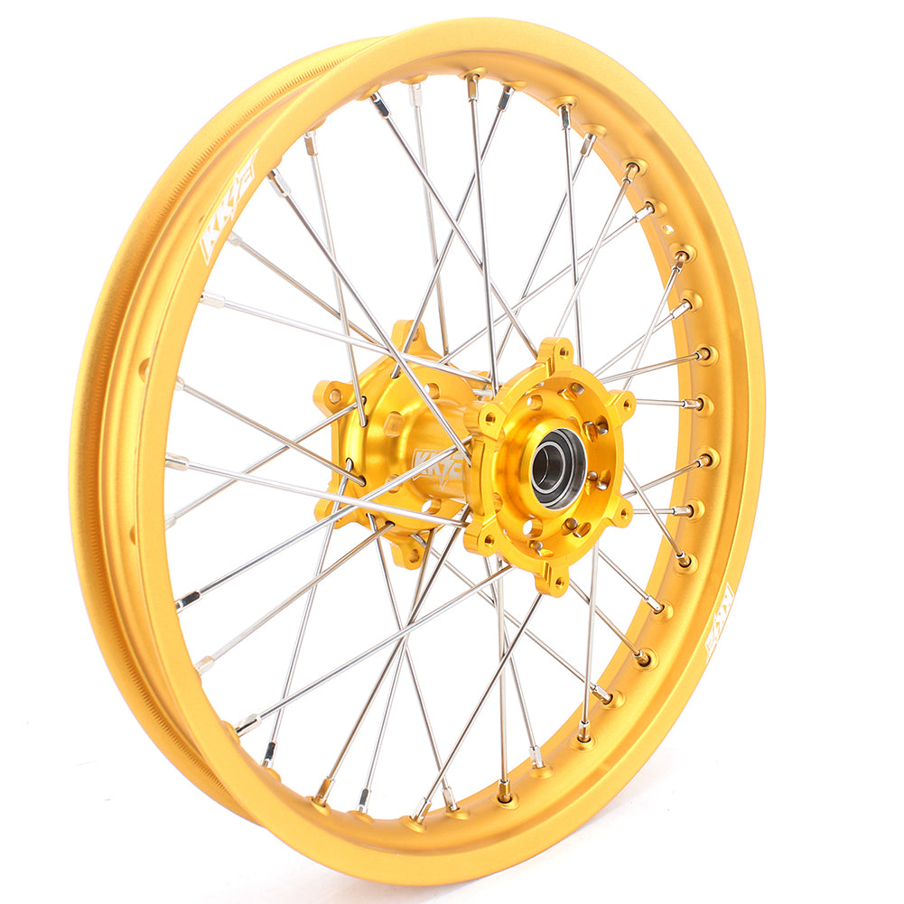 KKE 21 & 19 GLM Gold Wheels for SUZUKI RM125 RM250 1996-2000