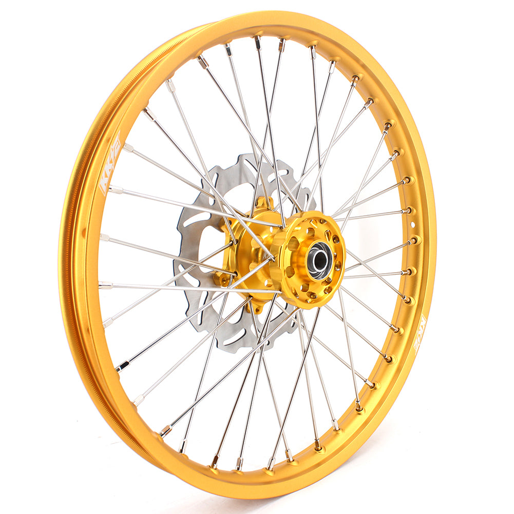 KKE 21 & 19 GLM Gold Wheels for SUZUKI RM125 RM250 1996-2000