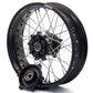 KKE 2.5*19 & 4.25*17 Cush Drive Supermoto Wheels for SUZUKI Dr650se 1996-2021 Black