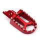 KKE CNC RED BLACK BLUE GREEN SILVER ALUMINUM FOOTPEGS FOR HONDA CRF250R CRF450R CRF450R CRF450X 02-19 CR125R CR250R 02-07 CRF150R 07-17 - KKE Racing