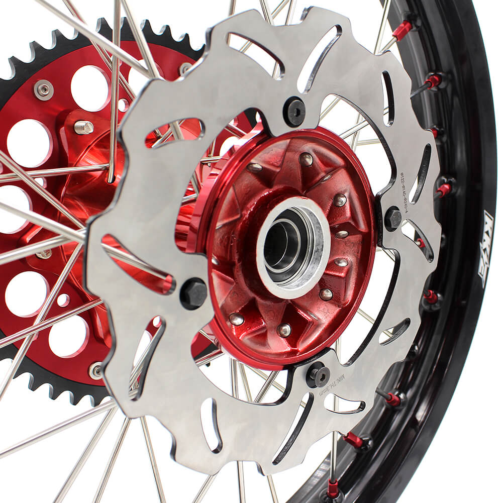 KKE CRF250R 2014 CRF450R 2013-2014 MX CASTING WHEELS SET FIT HONDA DRITBIKE FRONT REAR 240MM DISC - KKE Racing