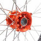 KKE 17/14 KID'S SMALL WHEELS RIMS SET FIT KTM85 SX 2003-2018 MINI BIKE ORANGE CNC HUB - KKE Racing