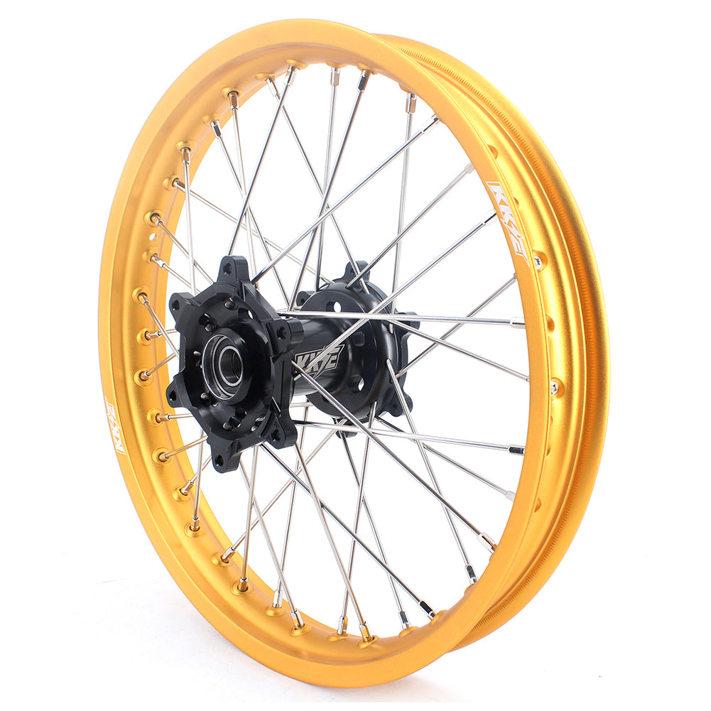 KKE 21 & 19 Dirt Bike Gold Rims for Suzuki RM125 2001-2007 RM250 2008