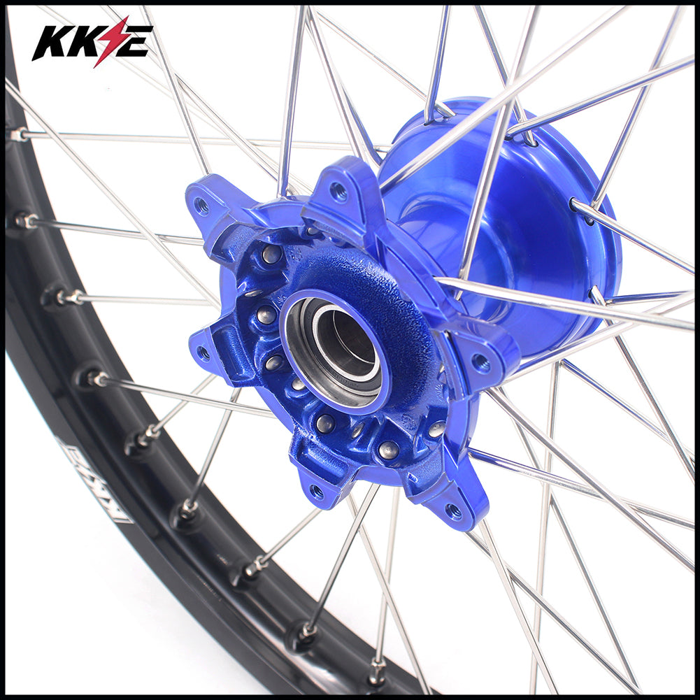 KKE 21 & 18 Cast Enduro Wheels For YAMAHA YZ250F 2001-2015 YZ450F 2003-2015