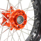 3.5*17/4.5*17 KTM SPOKED CUSH DRIVE WHEELS SET FOR KTM 625 SMC  640 LC4 660 SMC ORANGE HUB - KKE Racing