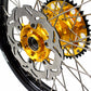 KKE 21" & 19" MX WHEELS RIMS SET FOR SUZUKI RMZ250 2007-2019 RMZ450 2005-2019 GOLD CNC HUBS OFF ROAD MOTORCYCLE RIMS - KKE Racing