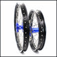 KKE 21"&19" Mx Dirtibke Wheels Rim For YAMAHA YZ125 YZ250 1999-2016 YZ250F YZ450F 2003-2015 Blue&Black With Disc