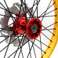 KKE 21" 19" Cast Red Hubs Billet With Gold Rim For HONDA CR125R 1998-2001 CR250R 1997-2001