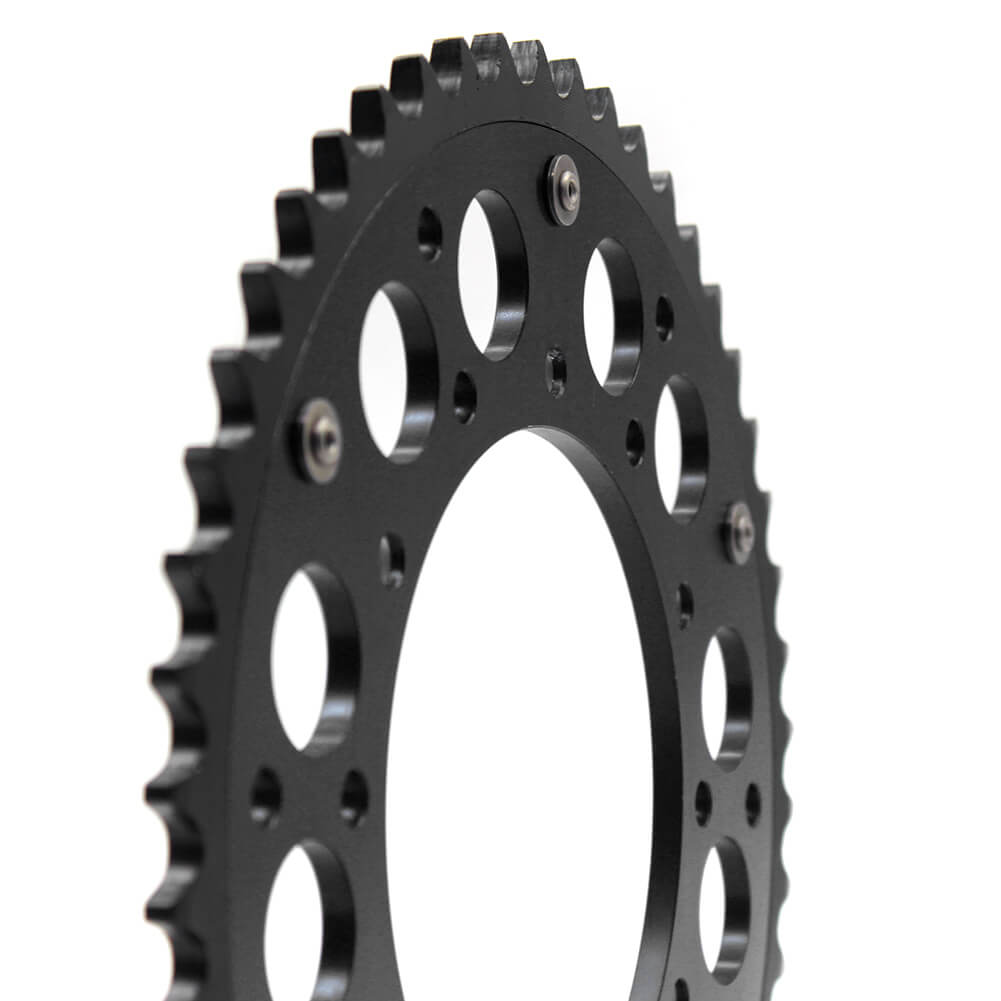 KKE 44T Hybrid Rear Sprocket – Gold, 520 Chain, Fits Suzuki RMZ250 RMZ450 DRZ400S/SM RM125/250