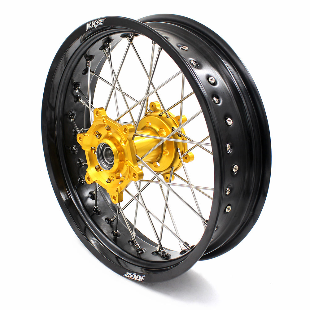 KKE 17Inch Supermoto Dirtbike Wheels For SUZUKI DRZ400SM 2005-2022