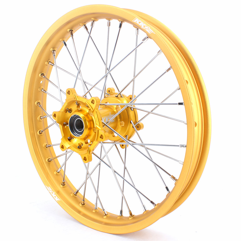 KKE 21 & 19 GLM Gold Wheels for SUZUKI RM125 RM250 1996-2000