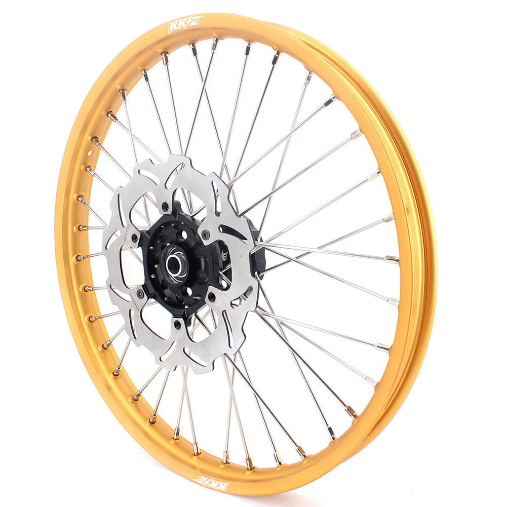 KKE 21 & 18 Enduro Gold Rims For SUZUKI RM125 2001-2007 RM250 2001-2008