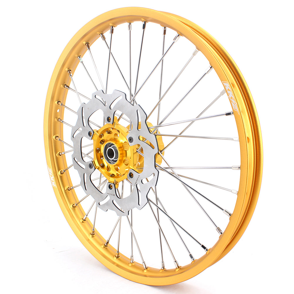 KKE 21 & 19 GLM Gold Wheels for SUZUKI RM125 RM250 1996-2000