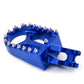 KKE CNC RED BLACK BLUE GREEN SILVER ALUMINUM FOOTPEGS FOR HONDA CRF250R CRF450R CRF450R CRF450X 02-19 CR125R CR250R 02-07 CRF150R 07-17 - KKE Racing