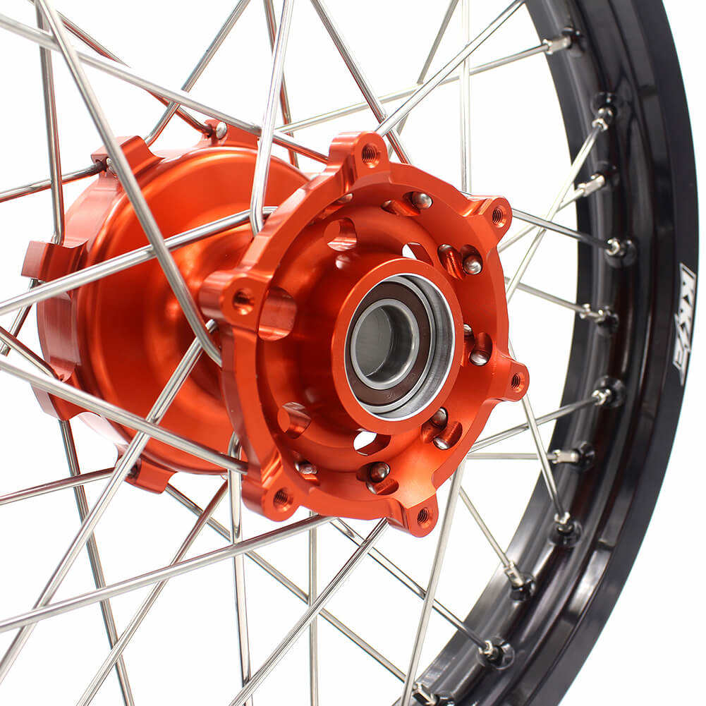 KKE 21/18 CUSH DRIVE WHEELS SET FIT KTM EXC EXCR EXCF 125-530CC 250 300 350 450 525 530 2003-2019 - KKE Racing
