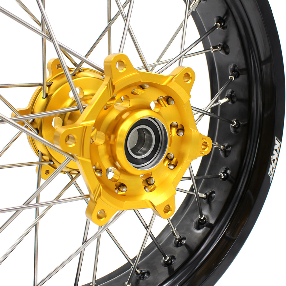 KKE 17Inch Supermoto Dirtbike Wheels For SUZUKI DRZ400SM 2005-2022