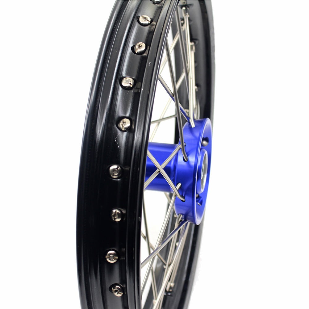 KKE 14 & 12 Kids Wheels Rims Set for YAMAHA YZ65 2018-2023 Blue