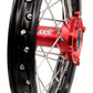 KKE 17"*1.4/14"*1.6 Spoked Small Kid's Wheels Set For KTM SX 85 2003-2020 Red Hub