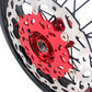 KKE 3.5 & 4.25 Supermoto Wheels For Honda XR650L 1993-2021 Red Nipples & Black Spokes