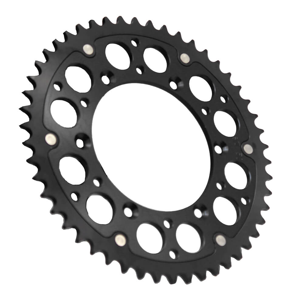 KKE BLACK 44T 48T 49T 50T 51T HYBRID SPROCKET FOR SUZUKI RMZ250 RMZ450 DRZ400 DRZ400E DRZ400S DRZ400SM - KKE Racing