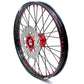 KKE 21 & 19 Casting MX Wheels for Honda CR125R 1998-2001 CR250R 1997 Red Black Disc